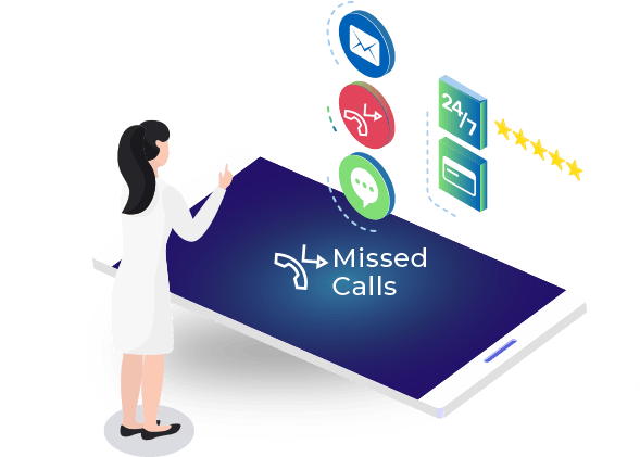 A missed phone call from a new patient
